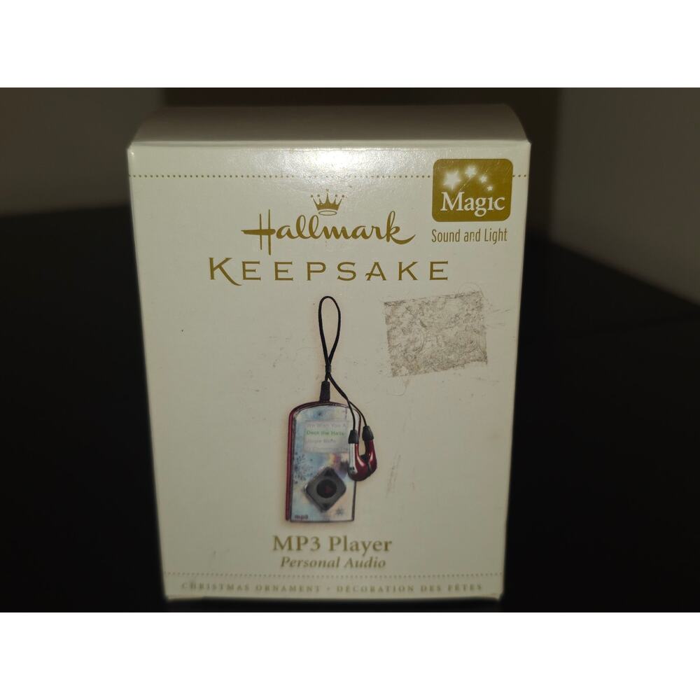 Hallmark Keepsake Ornament MP3 Player Personal Audio 2006 Magic Sound and Light